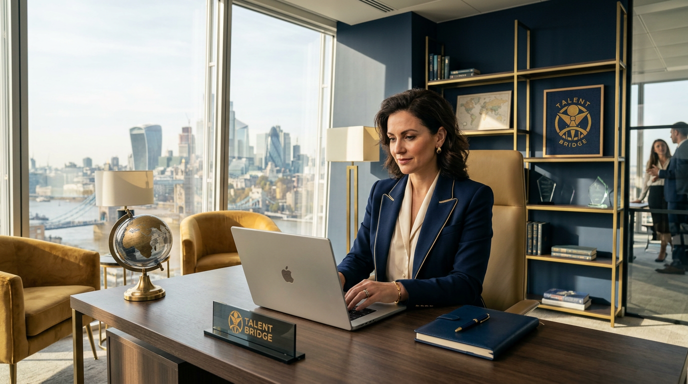 Confident Business Recruitment Professional